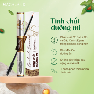 Alternative view of Tinh chất dưỡng mi dài cong chỉ sau 2 TUẦN 5ml/10ml MACALAND từ Đậu Xanh, Dầu Mắc Ca, Cỏ Ba Lá Đỏ